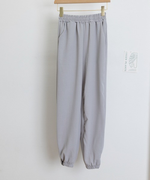 Miniministore(ミニミニストア)の「ジョガーパンツ ウエストゴム 春夏ズボン(スウェットパンツ・レディース・ベージュ/ブラック/グレー・FREE)」の15枚目の写真