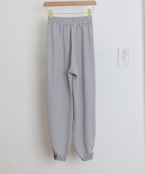 Miniministore(ミニミニストア)の「ジョガーパンツ ウエストゴム 春夏ズボン(スウェットパンツ・レディース・ベージュ/ブラック/グレー・FREE)」の16枚目の写真
