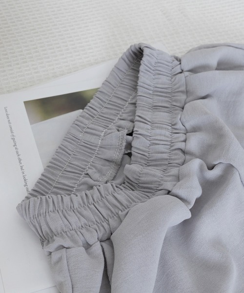 Miniministore(ミニミニストア)の「ジョガーパンツ ウエストゴム 春夏ズボン(スウェットパンツ・レディース・ベージュ/ブラック/グレー・FREE)」の17枚目の写真