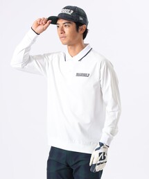 BEAMS GOLF | ORANGE LABEL / リブライン ロングスリーブ ポロシャツ【DRY・UV・STRETCH】(ポロシャツ)
