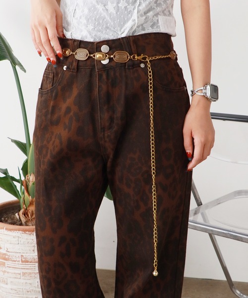 ROOPTOKYO（ループトウキョウ）の「OKUOKU 0909/オクオク コンチョ メタルベルト（ベルト・レディース・ゴールド系その他3/ゴールド系その他4/シルバー系その他4/シルバー系その他3/シルバー系その他/ゴールド系その他・FREE）」の6枚目の写真