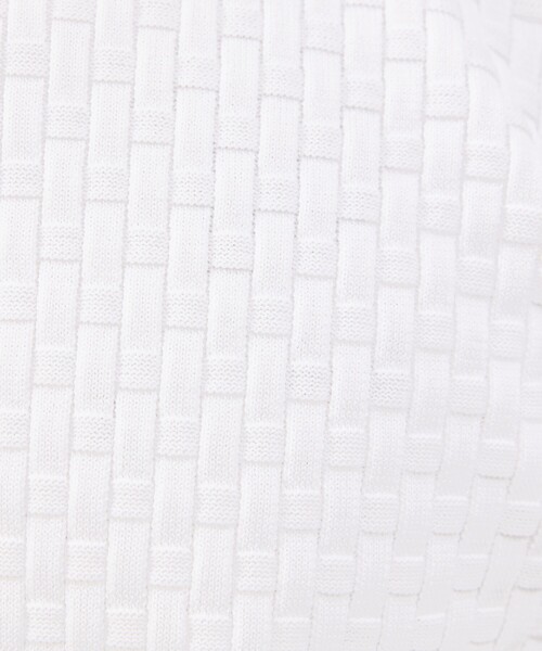 ABAHOUSE GRAY（アバハウスグレイ）の「【ハイストレッチ】ブロックチェック ジャガード モックネックニット（ニット/セーター・メンズ・グレイッシュベージュ/モカ/ネイビー/ブラック/ホワイト・46/48/50）」の13枚目の写真