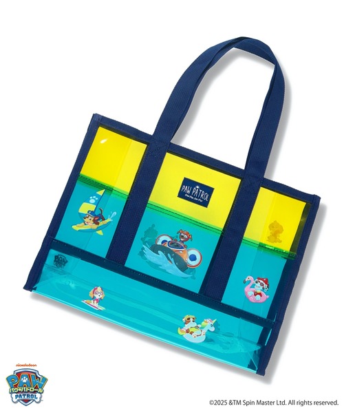 BRANSHES（ブランシェス）の「【PAW PATROL（パウ・パトロール）】クリアプールバッグ（スイムグッズ・キッズ・ブルー・FREE）」の2枚目の写真