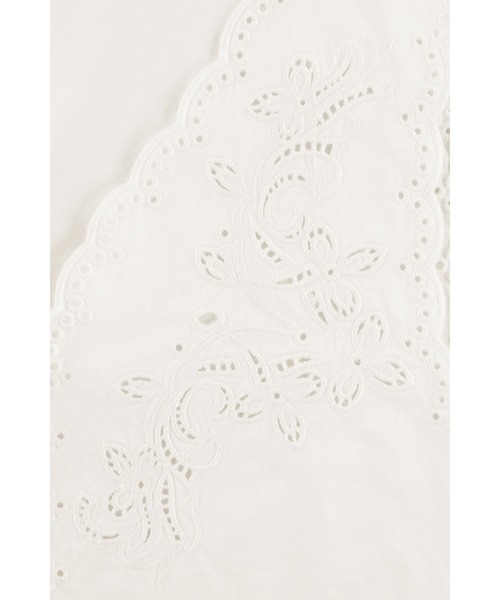 ALEXIA STAM（アリシアスタン）の「Embroidery Sleeveless Blouse /刺繍ノースリーブブラウス（シャツ/ブラウス・レディース・チャコールグレー/ピンク/ホワイト・FREE）」の9枚目の写真