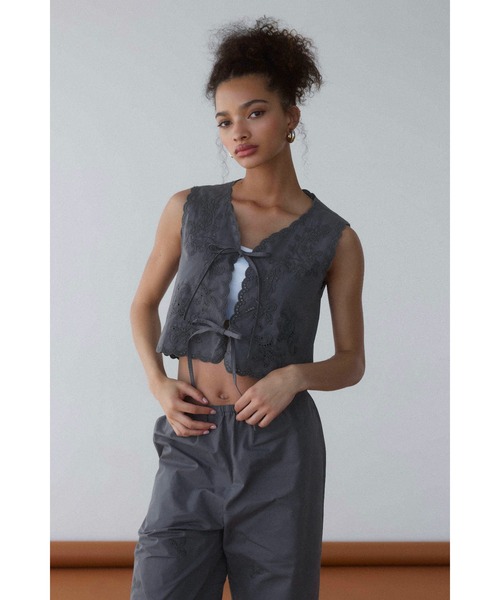 アリシアスタン ALEXIA STAMノースリーブトップス ALEXIA STAM（アリシアスタン） タンクトップ ノースリーブ Knit Tank