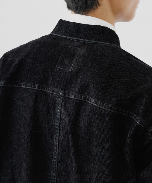 ADAM ET ROPE'（アダムエロペ）の「【ISKO】フロッキー デニムジャケット / ADAM ET ROPE' JEANS -PERS-（デニムジャケット・メンズ・ブラウン系その他/ブラック系その他・M/L）」の14枚目の写真