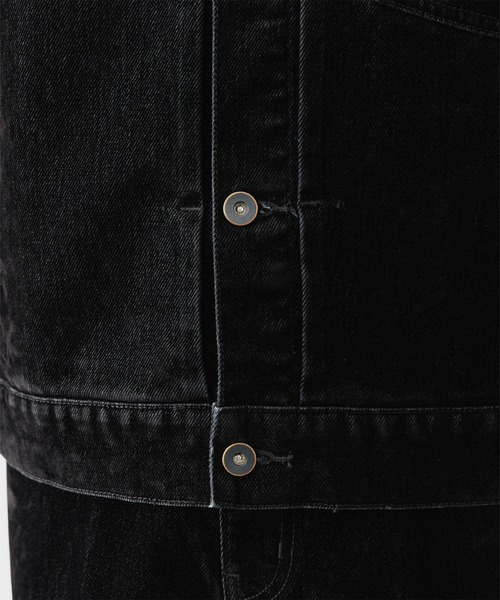 ADAM ET ROPE'（アダムエロペ）の「【ISKO】フロッキー デニムジャケット / ADAM ET ROPE' JEANS -PERS-（デニムジャケット・メンズ・ブラウン系その他/ブラック系その他・M/L）」の17枚目の写真