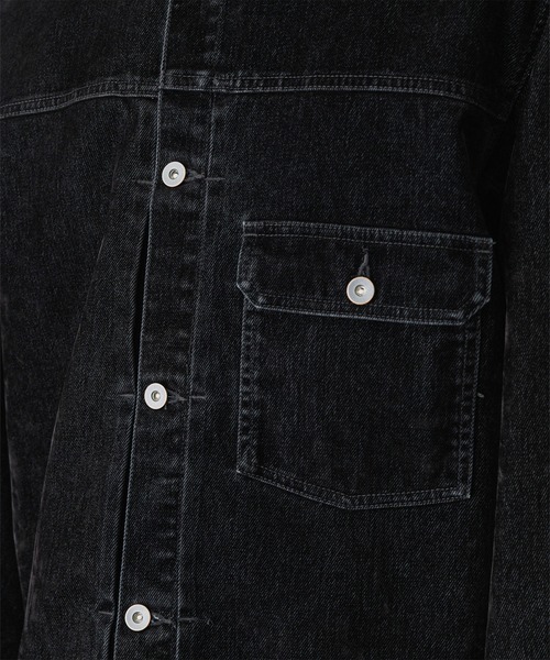ADAM ET ROPE'（アダムエロペ）の「【ISKO】フロッキー デニムジャケット / ADAM ET ROPE' JEANS -PERS-（デニムジャケット・メンズ・ブラウン系その他/ブラック系その他・M/L）」の18枚目の写真