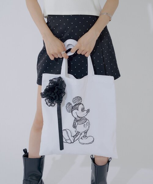 セール】ミッキートートバッグシュシュセット（トートバッグ