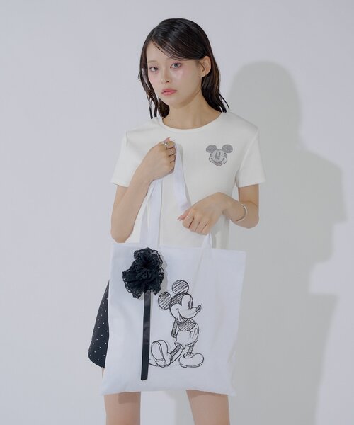 セール】ミッキートートバッグシュシュセット（トートバッグ