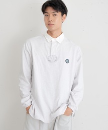 bashful base Oriental（バッシュフルベースオリエンタル）の「【bbO】ロゴオーバーポロシャツ（ポロシャツ）」