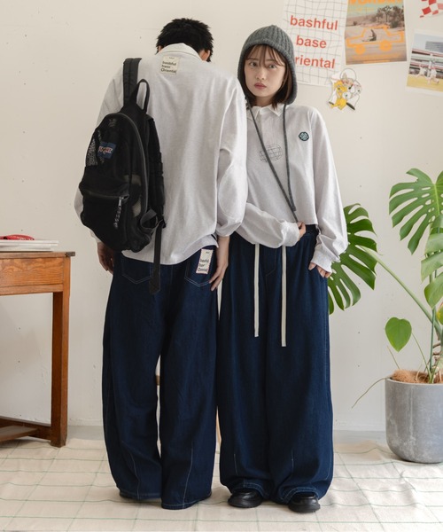 bashful base Oriental(バッシュフルベースオリエンタル)の「【bbO】ロゴオーバーポロシャツ(ポロシャツ・メンズ・ライトグレー/ネイビー/ワイン・LARGE/MEDIUM)」の21枚目の写真