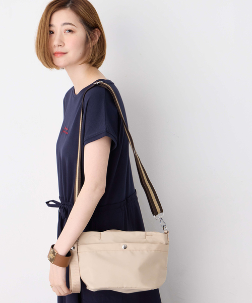 Petit Honfleur（プチオンフルール）の「バイカラーショルダーバッグ（トートバッグ・レディース・ブルー/ブラック/ベージュ・フリー）」の13枚目の写真