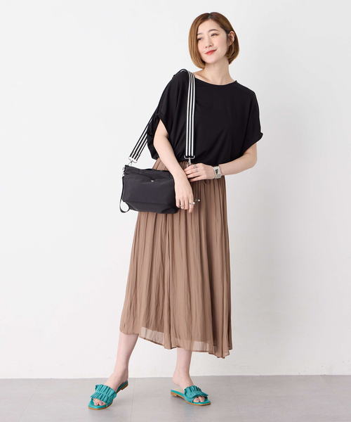 Petit Honfleur（プチオンフルール）の「バイカラーショルダーバッグ（トートバッグ・レディース・ブルー/ブラック/ベージュ・フリー）」の19枚目の写真