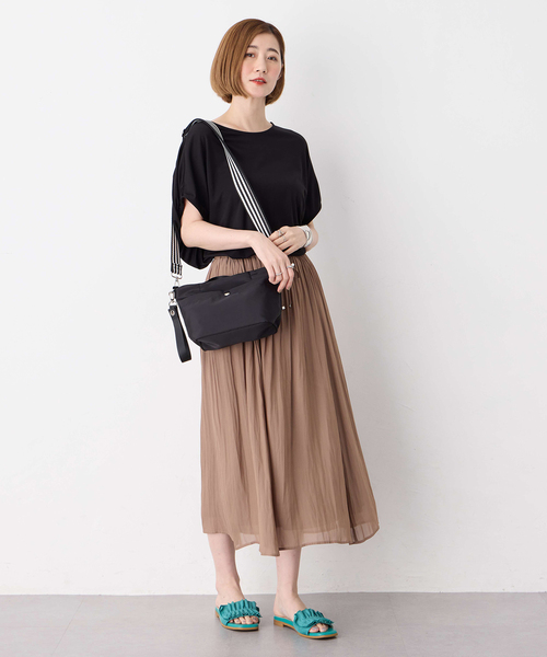 Petit Honfleur（プチオンフルール）の「バイカラーショルダーバッグ（トートバッグ・レディース・ブルー/ブラック/ベージュ・フリー）」の20枚目の写真