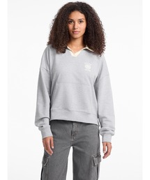 GUESS JEANS（ゲスジーンズ）の「GUESS JEANS Os Collar Slit Sweat スウェット（スウェット）」