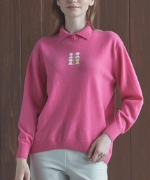 美品☆drawer☆カシミヤ100% ふわふわニット♡ ピンク　1 お家で洗えるカシミヤ100％の極上ニット。トレンドのシアー感のも注目