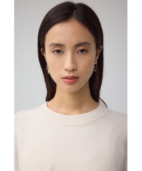 AZUL by moussy(アズールバイマウジー)の「ロゴチェーンピアス(ピアス(両耳用)・レディース・シルバー/ゴールド系その他・FREE)」の10枚目の写真
