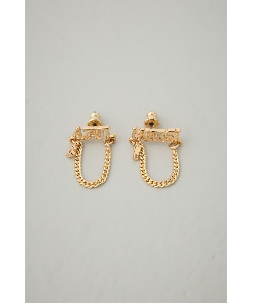 AZUL by moussy(アズールバイマウジー)の「ロゴチェーンピアス(ピアス(両耳用)・レディース・シルバー/ゴールド系その他・FREE)」の11枚目の写真