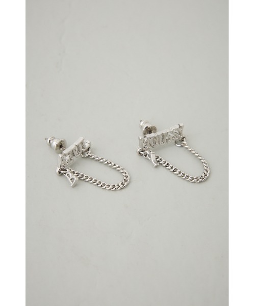 AZUL by moussy(アズールバイマウジー)の「ロゴチェーンピアス(ピアス(両耳用)・レディース・シルバー/ゴールド系その他・FREE)」の6枚目の写真