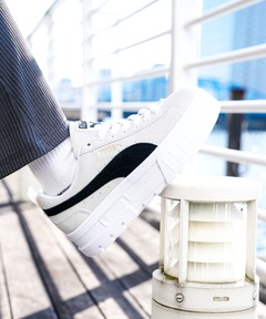 【PUMA】　厚底スニーカー　ホワイト PUMA 30%off プーマ レディース 厚底 スニーカー ヒール高4cm