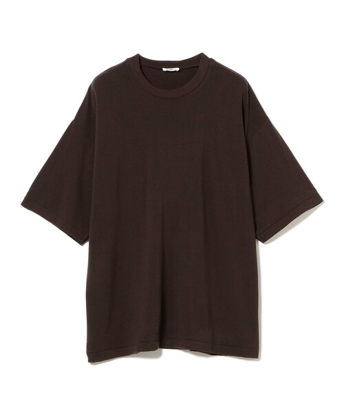 BEAMS F（ビームスエフ）の「ウール ショートスリーブ クルーネック コンフォートフィット Tシャツ（Tシャツ/カットソー・メンズ・ブラウン/チャコールグレー/ブラック・M/XL/L/S）」の18枚目の写真