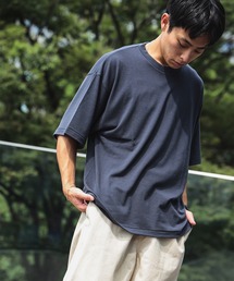 BEAMS F | ウール ショートスリーブ クルーネック コンフォートフィット Tシャツ(Tシャツ/カットソー)