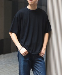 BEAMS F | ウール ショートスリーブ クルーネック コンフォートフィット Tシャツ(Tシャツ/カットソー)