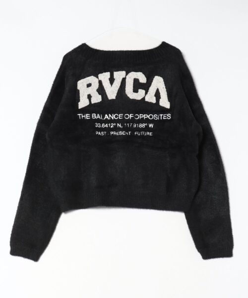 RVCA(ルーカ)の「RVCA/ルーカ セーター カーディガン BF044-P66(ニット/セーター・レディース・ブラック/ホワイト・M/L)」の3枚目の写真