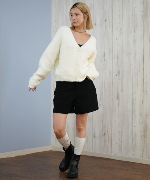 RVCA(ルーカ)の「RVCA/ルーカ セーター カーディガン BF044-P66(ニット/セーター・レディース・ブラック/ホワイト・M/L)」の11枚目の写真