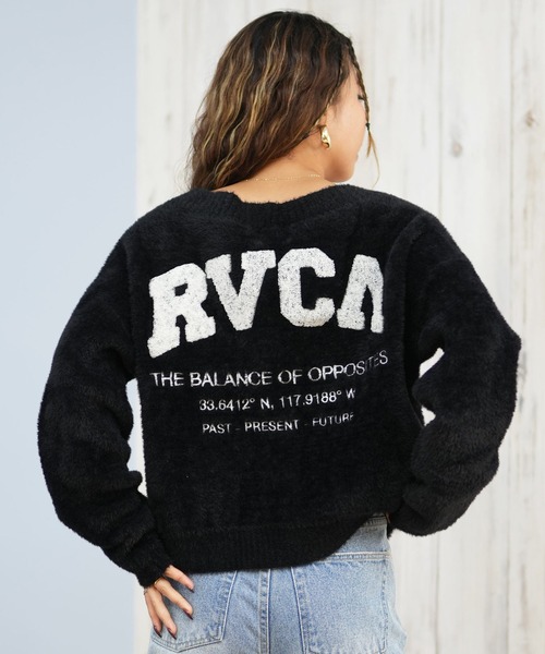 RVCA(ルーカ)の「RVCA/ルーカ セーター カーディガン BF044-P66(ニット/セーター・レディース・ブラック/ホワイト・M/L)」の16枚目の写真