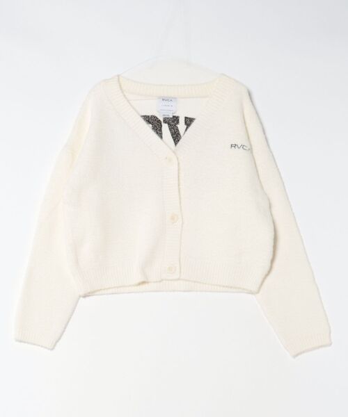 RVCA(ルーカ)の「RVCA/ルーカ セーター カーディガン BF044-P66(ニット/セーター・レディース・ブラック/ホワイト・M/L)」の6枚目の写真