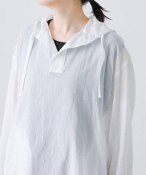 シアーフーディチュニック（シャツ/ブラウス）｜かぐれ（カグレ）の