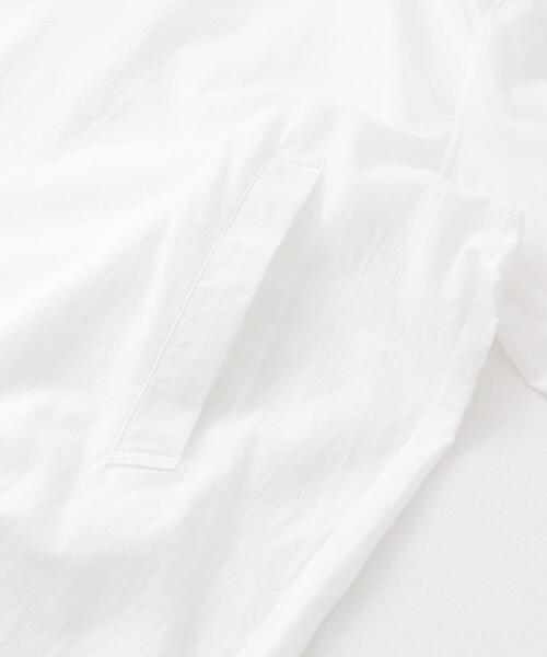 かぐれ（カグレ）の「シアーフーディチュニック（シャツ/ブラウス・レディース・オフホワイト/ネイビー・FREE）」の17枚目の写真