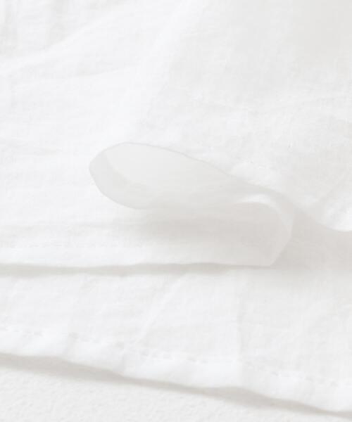 かぐれ（カグレ）の「シアーフーディチュニック（シャツ/ブラウス・レディース・オフホワイト/ネイビー・FREE）」の19枚目の写真