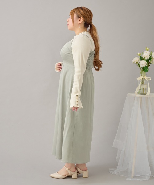 Louiosy（ルオシー）の「【大きいサイズ】バックリボンチュール