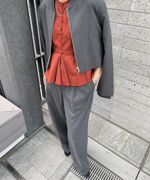 LOOSE STRAIGHT TUCK PANTS（その他パンツ）｜Ameri（アメリ）の