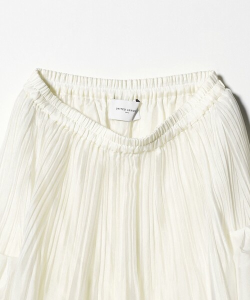 シャンブレー オーガンザ ポケット スカート（スカート