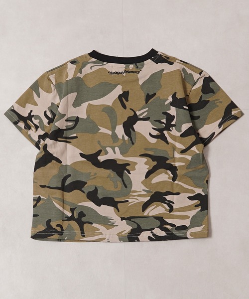 #MEMORY(メモリー)の「【MEMORY】I LOVE ME カモフラージュ 迷彩 チビTシャツ / I LOVE ME Camouflage Mini T-shirt(Tシャツ/カットソー・レディース・グリーン系カモフラージュ/グレー系カモフラージュ・FREE)」の11枚目の写真