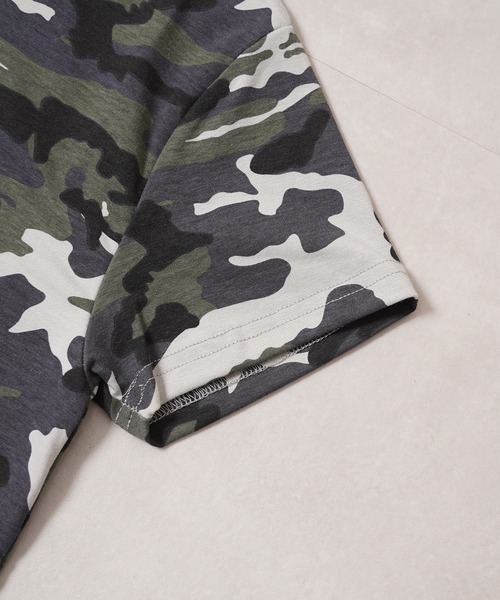 #MEMORY(メモリー)の「【MEMORY】I LOVE ME カモフラージュ 迷彩 チビTシャツ / I LOVE ME Camouflage Mini T-shirt(Tシャツ/カットソー・レディース・グリーン系カモフラージュ/グレー系カモフラージュ・FREE)」の16枚目の写真