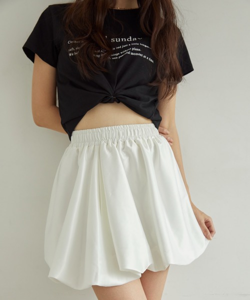 ACYM（アシーム）の「コンパクトロゴTシャツ（Tシャツ/カットソー・レディース・ブラック/ホワイト・FREE）」の12枚目の写真