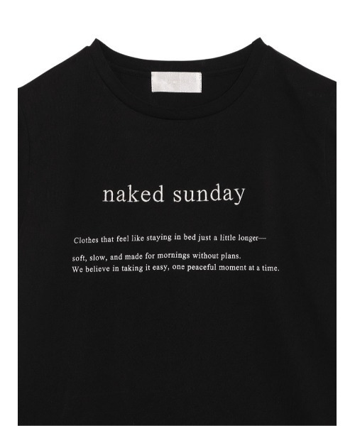 ACYM（アシーム）の「コンパクトロゴTシャツ（Tシャツ/カットソー・レディース・ブラック/ホワイト・FREE）」の17枚目の写真