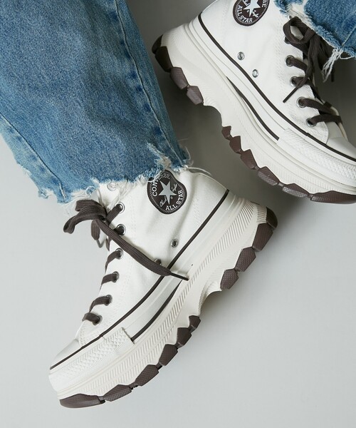 CONVERSE(コンバース)の「CONVERSE/コンバース ALL STAR TREKWAVE CB HI/オールスター トレックウエーブ ハイカット スニーカー 限定展開(スニーカー・レディース・ブラウン/ナチュラル・27.0cm/28.0cm/24.0cm/26.0cm/23.0cm/25.0cm)」の14枚目の写真