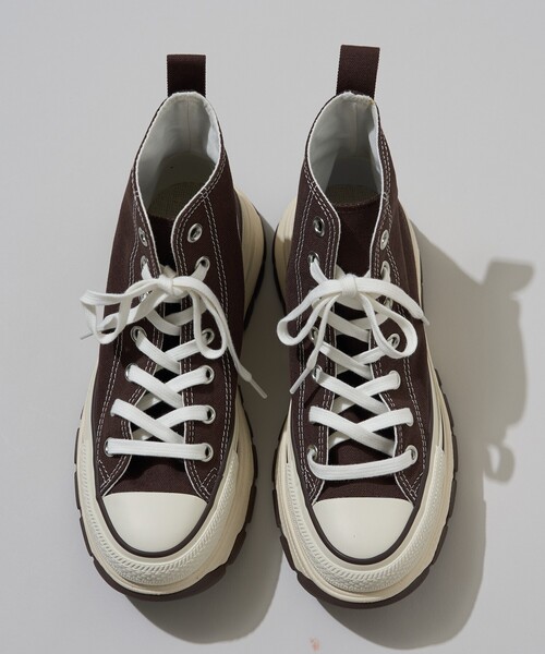 CONVERSE(コンバース)の「CONVERSE/コンバース ALL STAR TREKWAVE CB HI/オールスター トレックウエーブ ハイカット スニーカー 限定展開(スニーカー・レディース・ブラウン/ナチュラル・27.0cm/28.0cm/24.0cm/26.0cm/23.0cm/25.0cm)」の11枚目の写真