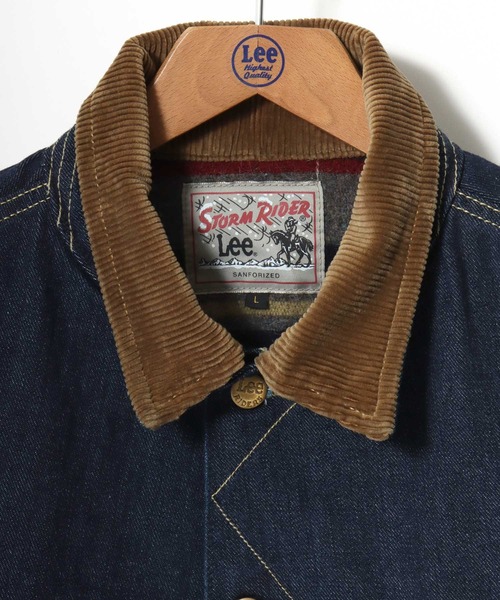 セール】Lee/リー DENIM STORM RIDER JACKET 101-LJ/裏ブランケット 襟