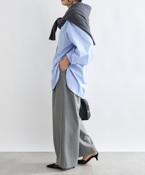 RIVE DROITE（リヴドロワ）の「【MONN.:.(モン)】カラーシャツ（シャツ/ブラウス・レディース・サックスブルー/イエロー・FREE）」の5枚目の写真