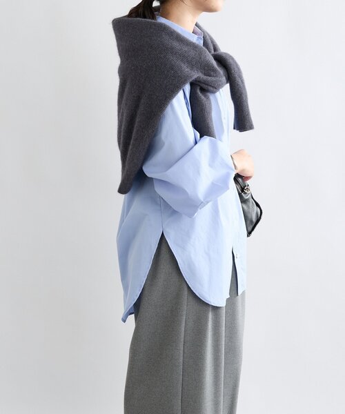 RIVE DROITE（リヴドロワ）の「【MONN.:.(モン)】カラーシャツ（シャツ/ブラウス・レディース・サックスブルー/イエロー・FREE）」の17枚目の写真