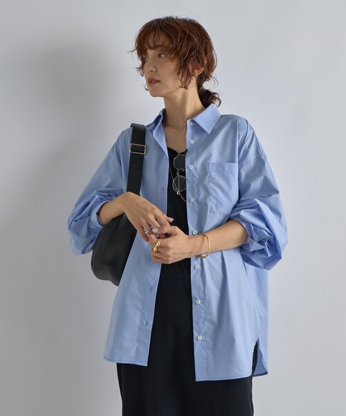 RIVE DROITE（リヴドロワ）の「【MONN.:.(モン)】カラーシャツ（シャツ/ブラウス・レディース・サックスブルー/イエロー・FREE）」の13枚目の写真