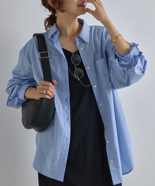 RIVE DROITE（リヴドロワ）の「【MONN.:.(モン)】カラーシャツ（シャツ/ブラウス・レディース・サックスブルー/イエロー・FREE）」の16枚目の写真