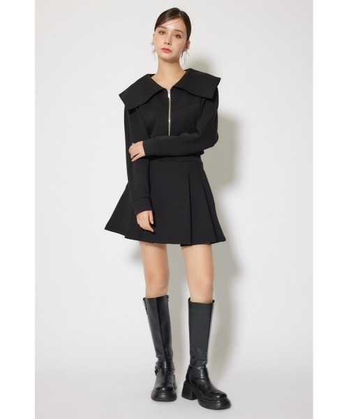 rienda（リエンダ）の「ダンボールニットジャストウエストスコートショートパンツ 秋服 冬服（スラックス・レディース・アイボリー/ブラック/ライトブルー・SMALL/MEDIUM）」の18枚目の写真